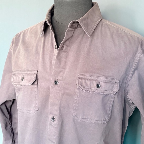 AllSaints Other - AllSaints Bryant Utility Work Shirt | Size M | Dark Gray 100% Cotton Stretch